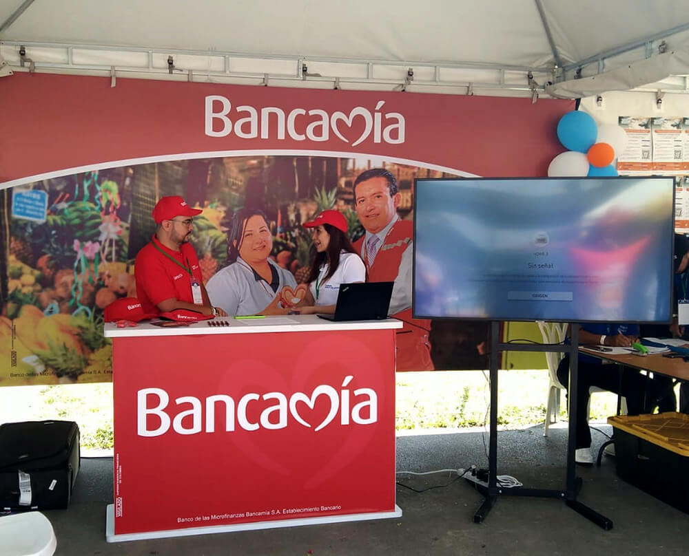 Feria del tendero - Stands para Bancamía