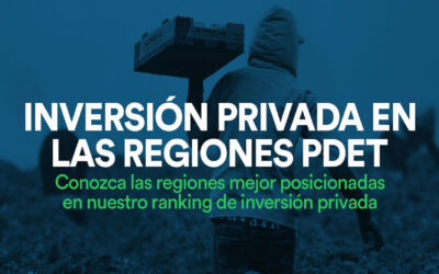 Observatorio de Inversión Privada | Inversión Privada en las regiones PDET
