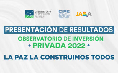 Observatorio de Inversión Privada | Resultados 2022